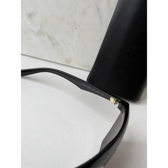 NEW Saint Laurent SL614 Oversized Black Gold Sunglasses main image 3
